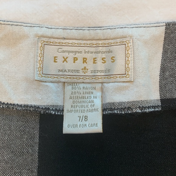 Vintage Express Mini Wrap Skirt With Fringe Size 7/8 - Picture 4 of 4